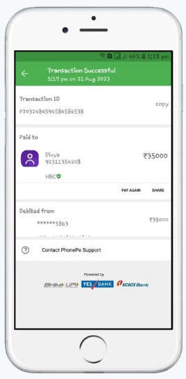 prank payment phonepe